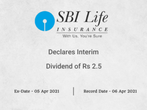 SBI Life Insurance Declares Interim Dividend of Rs 2.4