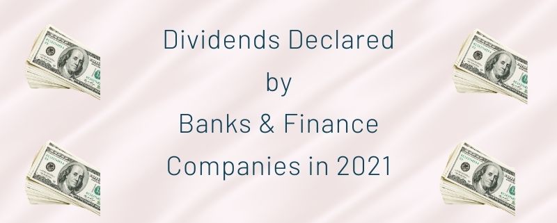 Dividends Declared by Banks