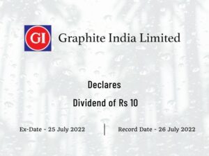 Graphite India Ltd Declares Rs 10 Dividend for FY22