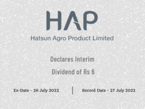 Hatsun Agro Products Ltd Declares Rs 6 Interim Dividend for FY23