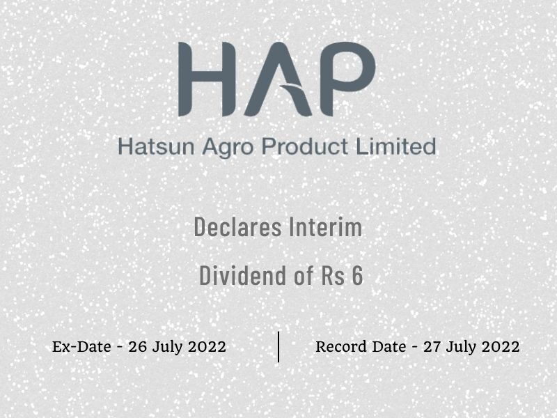 Hatsun Agro Products Ltd Declares Rs 6 Interim Dividend for FY23