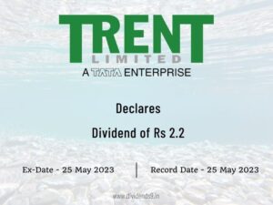 Trent Ltd Declares Rs 2.2 Dividend for FY 2022-23